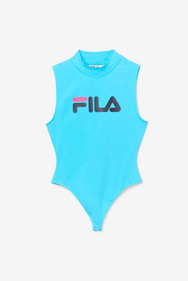 Fila Donata Athletic Women's Bodysuits - Blue/Black/Pink,NZ 548-75108